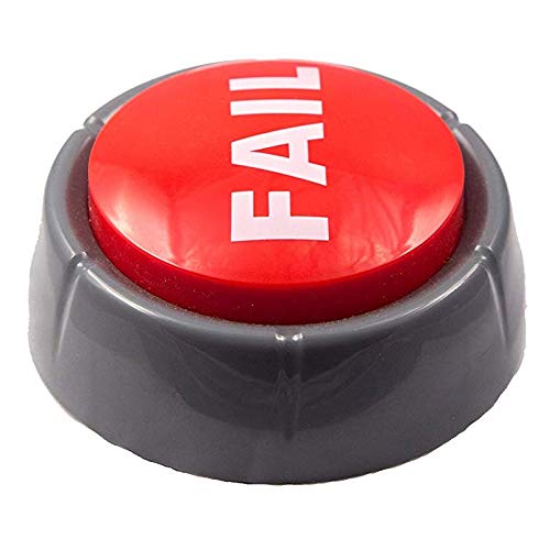 [Australia] - Epic Fail Button | Sad Trombone Sound Effect Button (Batteries Included) Back to School Office Desk Sales Marketing Gag Gift Nut Hype Funny Office Toy 