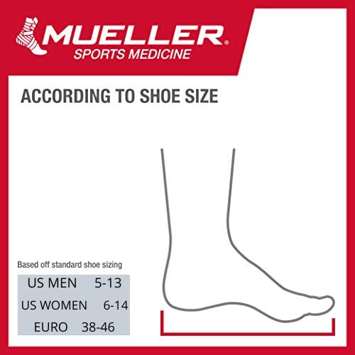 [Australia] - Mueller Sports Medicine Adjustable Ankle Stabilizer, For Men and Women, Black, One Size Fits Most 