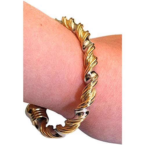 [Australia] - Helena Rose Ladies Copper Bangle with Magnets - One Size Bend to Fit - Magnetic Copper Bracelets for Women - Supplied with a Jewellery Gift Box 