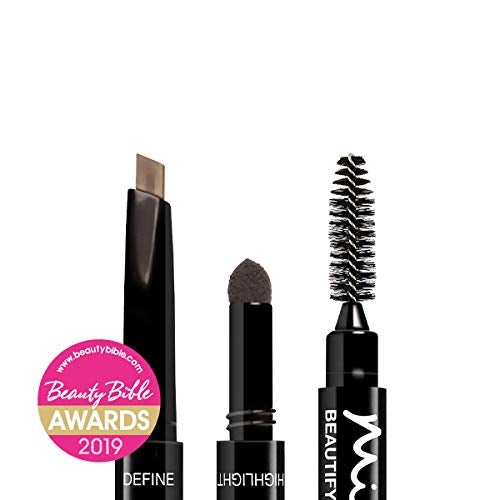 [Australia] - Mii Cosmetics Brow By Mii Beautifying Brow Wand 3-in-1 Precision Eyebrow Pencil, Truly Fair 