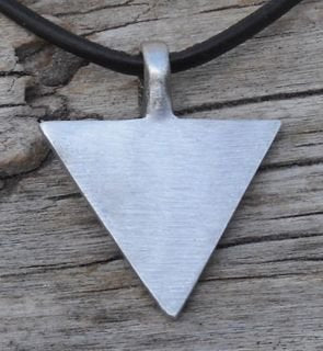 [Australia] - Pewter Transgender LGBT Gay Triangle with Swarovski Crystal Pendant on Leather Rainbow 