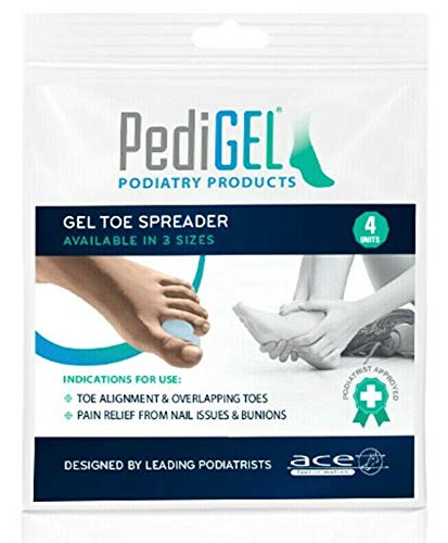 [Australia] - PediGel® - Medically Approved Polymer Gel Toe Separator for Overlapping Toes - Universal - 4 Units 
