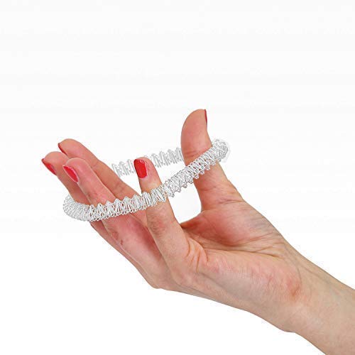 [Australia] - Power-Ring Set - Bracelet (Silver) + Ring (silver small) / Acupressure ring / Massage ring / Massage arm band / Poor massa low silver 