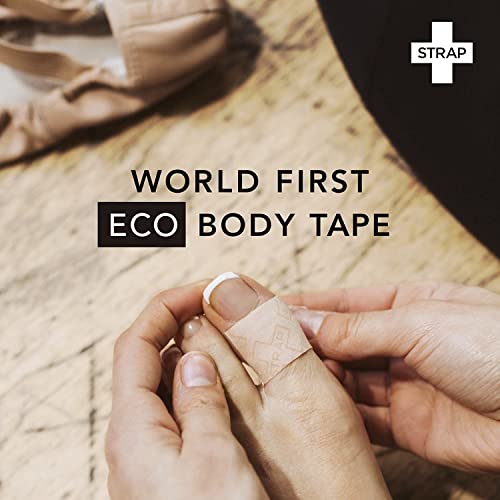 [Australia] - STRAP Natural Bamboo Body Tape - Biodegradable Sports Body Tape - 1 ct Pack of 1 