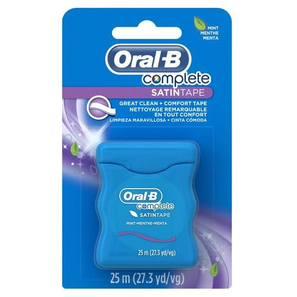 [Australia] - Oral-B Statin Tape Dental Floss 25m (6 Units) by Oral-B Satin Tape Mint 