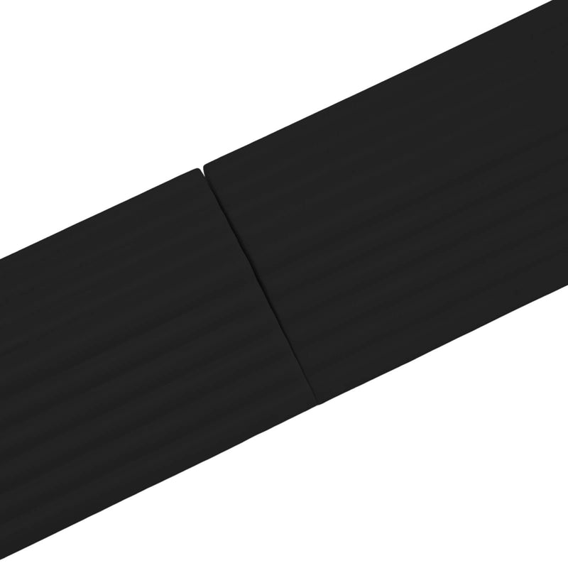 [Australia] - GLOGLOW 4Pcs Rubber Wheelchair Ramp, Universal Sweeper Door Sill Stair Wheelchair Door Sill for Thresholds Doorways Bathroom(black) Black 