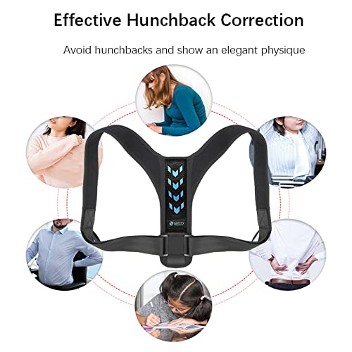 [Australia] - QW QENTY Wellness New Premium Posture Corrector & - Adjustable Scoliosis Back Support Brace - Pain Relief from Neck, Back & Shoulder 