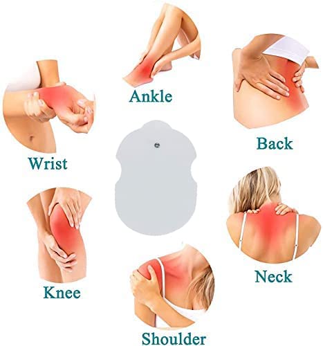[Australia] - 10 Pack Replacement Electrotherapy Pads Compatible with Omron TENS Unit Device Reusable Pads(not Omron Brand) 