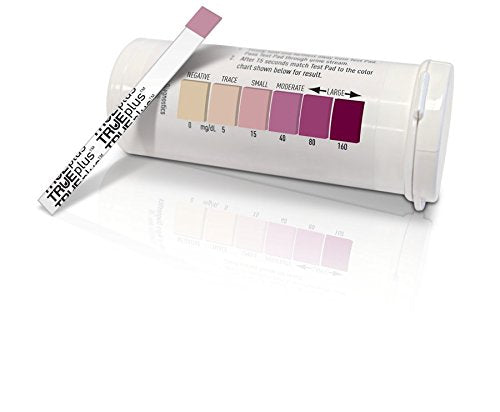 [Australia] - TRUEplus® Ketone Test Strips – Ideal for Low-carb dieters– Made in USA–Urinalysis Test Sticks (100) 100 
