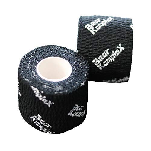 [Australia] - Bear Komplex Athletic Sports Thumb Tape, 4 Pack of Premium Adhesive Wrap, 5 cm Tape, Sweatproof, Breathable, and Non-Slip for Lifting, Crossfit, and Hook Grip, Hypoallergenic and Latex Free (4 Pack) 