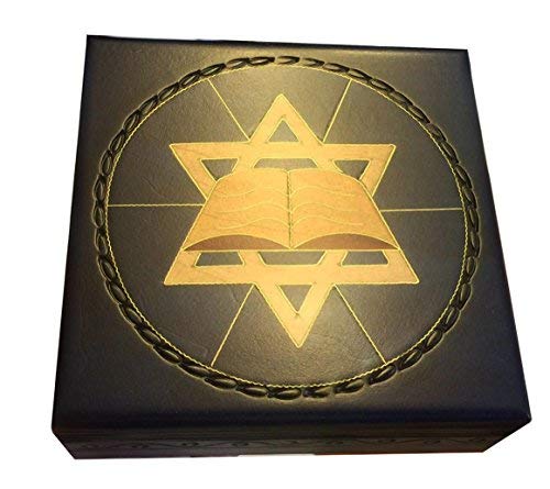 [Australia] - Blue Star of David Secret Jewelry Keepsake Box Judaica Polish Handmade Jewelry Box 