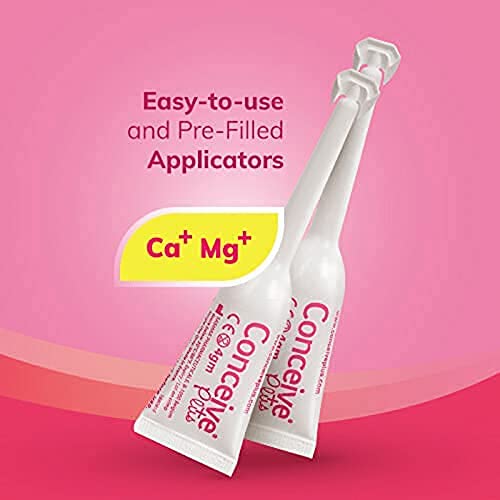 [Australia] - Conceive Plus Fertility Lubricant Travel Size Lube with Calcium + Magnesium Ions - Use When Trying to Conceive - Vaginal Moisturizer (3 x 4g Pre-Filled Applicators) 