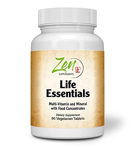 [Australia] - Whole Food Life Essentials Multivitamin - Best Full-Spectrum Vitamins, Minerals, Super Food Nutrients, PhytoAlgae, Greens Blend - Best Supplements for Arthritis Pain, Boost Energy & Well-Being -90 Tab 