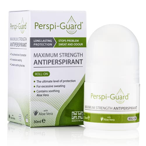 [Australia] - Perspi-Guard Maximum Strength Antiperspirant Roll-On, Strong Deodorant for Excessive Sweating & Hyperhidrosis Treatment, Lasts up to 5 Days -- Unscented (30ml) single 