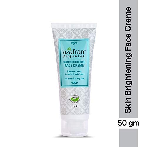 [Australia] - Azafran Organics Skin Brightening Face Cream, 50 Grams Luminous Toner, Clean Complexion and Glowing Skin With Coconut Oil and Niacinamide For Anti-Aging and Wrinkle 