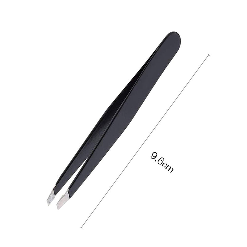 [Australia] - Osinee Duo Eyebrow Brush with Spoolie & Slant Tip Tweezers & Curved Blades Scissors,for Eyebrow Eyelash Extensions,Eyebrow Grooming Set 