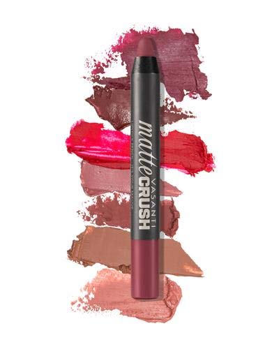 [Australia] - VASANTI Matte Crush Lipstick Pencil (It's Your Mauve) Long-Lasting Waterproof Soft Smooth Velvety Matte Lip Liner It's Your Mauve - Rose Mauve 