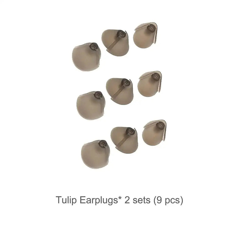 [Australia] - 9 Pcs GN Resound Hearing Aid Earplugs Resound Hearing Aid Ear Domes OE Open fit Tulip Ear Tips Hearing Aid Accessory Hearing Aids Accessory Hearing Aid Earpiece (Tulip-Shaped*3sets(Black)) tulip-shaped*3sets(black) 