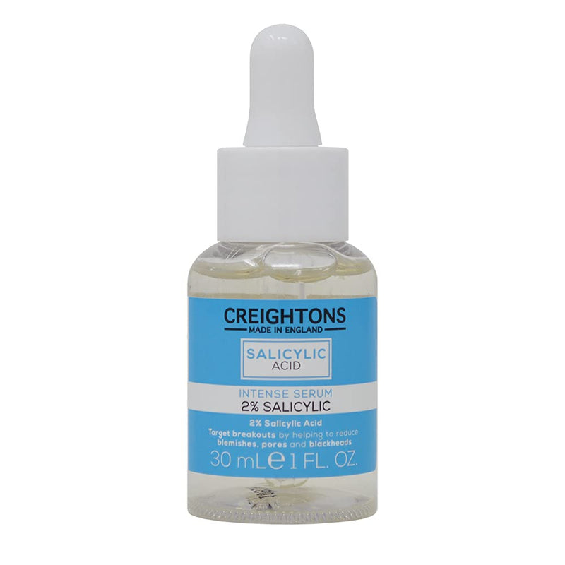 [Australia] - Creightons Salicylic Acid Intense Serum 2% Salicylic (30ml) - Target breakouts by helping to reduce blemishes, pores & blackheads for a cleaner, more radiant complexion 