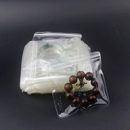 [Australia] - USChoice Jewelry Zipper Bags 30 PSC,Jewelry Anti Oxidation Storage Bags,Resealable Plastic Jewelry Packing Bags (4.4"x4.4") 4.4"x4.4" 