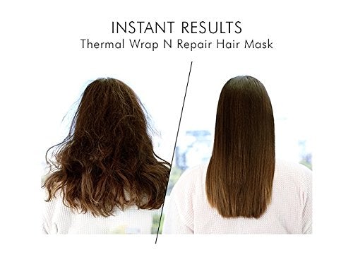 [Australia] - 3 X Mirenesse Thermal Wrap N Repair Hair Treatment Mask - Winner Best Hair Innovation 2018 - Nourishes Dry, Damaged, Coloured, Curly & Thin Hair ‚Äì Coconut, Argan Oil, Lotus 