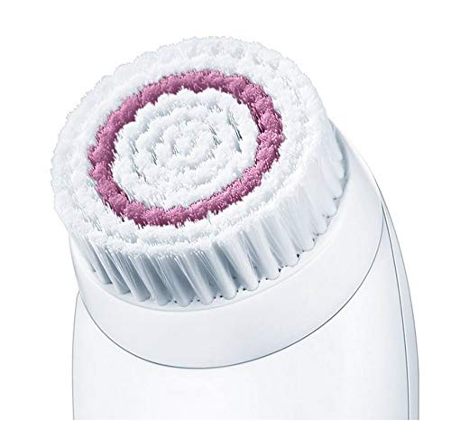 [Australia] - Beurer FC45 Electric Facial Cleansing Brush, Exfoliates and Cleanses Face, Waterproof for Shower and Bath, for Massaging and Deep Exfoliation, White, 1 Count Facial Brush 