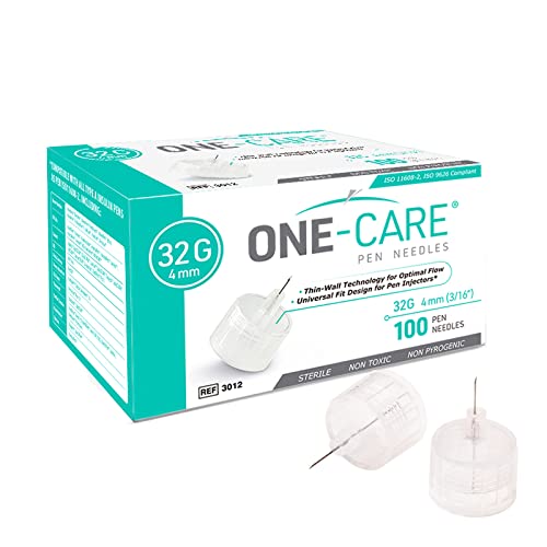 [Australia] - MediVena ONE-CARE Pen Needles 32G x 4 mm (5/32’’), 100/bx, Ultra-Thin for Comfortable Insulin Injection 