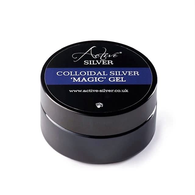[Australia] - Active Silver Colloidal Silver Magic Gel 100ml, Colloidal Silver at 25ppm and Aloe Vera Gel, Soothing, Cooling, Rapidly Helps Skin 100 ml (Pack of 1) 