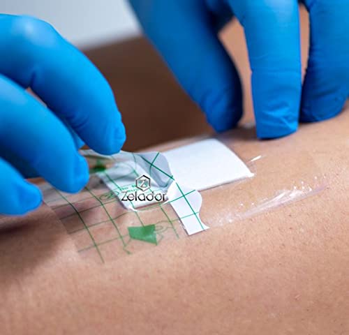 [Australia] - Sterile Self Adhesive Waterproof Island Dressing Latex Free with Transparent Border and 100% Cotton Absorbent pad x 25 (9cm x 15cm x 25) 9cm x 15cm x 25 