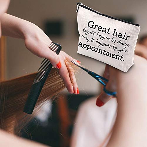 [Australia] - WCGXKO Great hair doesn't happen by chance It happens by appointment Makeup Bag (happens by appointment) 