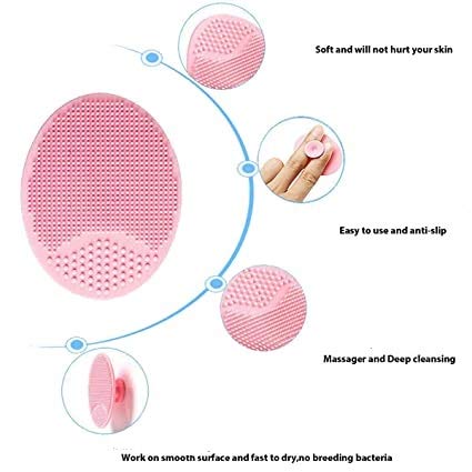 [Australia] - 10 pcs Facial Cleansing Brush,Soft Silicone Face Scrubber,Facial Exfoliation Scrub for Massage Pore Cleansing Blackhead Removing Deep Scrubbing for All Kinds of Skins 