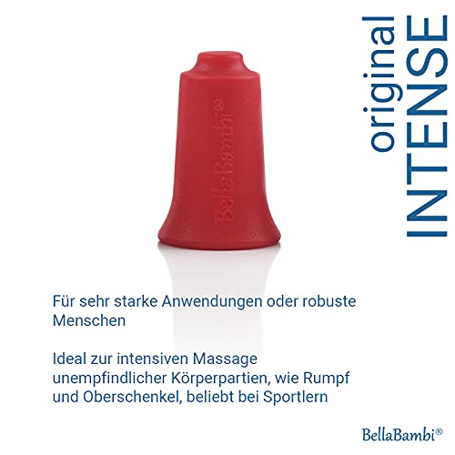 [Australia] - BellaBambi¬Æ cupping bell, fascia treatment Made in Germany - made of medical silicone, BellaBambi Cupping Solo, 1 piece - INTENSE - Ruby Red (high intensity) 1020194 
