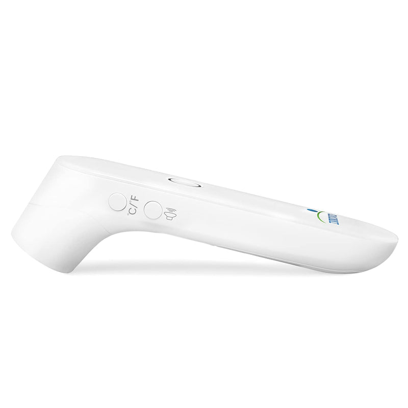 [Australia] - 2021 Newly Release Innovo Medical Touchless Forehead Thermometer, Non-Contact Fever Alert, Termometro Digital (Off-White), (iF100B) Off-white 