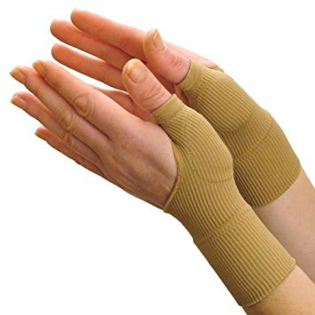 [Australia] - Gel Compression Gloves, 2 Pair Orthese Elastique Main Silicone Thumb Brace Artist Wrist Support Gloves Gel Silicone Hand Wrist Support Brace thumb wrist compression gloves Ideal Hand Wrist Support 