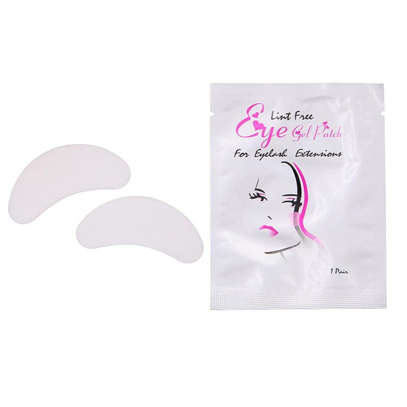 [Australia] - 50 Pairs Eye Gel Pads, Lint Free Eyelash Patches, Under Eye Gel Pads for Pro Salon and Individual Eyelash Extension 