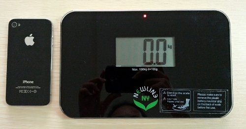 [Australia] - NewlineNY Auto Step On Super Mini Smallest Travel Bathroom Scale SBB0638SM (Black) Black 