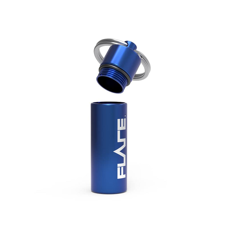 [Australia] - Flare Audio Capsule Blue - Tough Lightweight Aluminium, Water-Proof, Keychain 