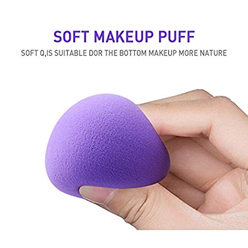 [Australia] - Aedor -4pcs Makeup Sponge Blender Beauty Cosmetics Tool for Face Contour make up powder puff (multi-color) 