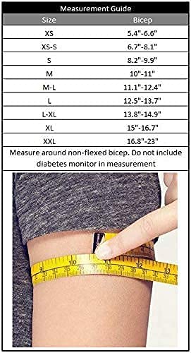 [Australia] - Diabetes Arm Band for Insulin Pod Monitoring Systems - Omnipod Dexcom Freestyle Libre - Protects Insulin Pod During Sports - Replace Adhesive Patches Tape (Purple, L) Purple Large (Pack of 1) 