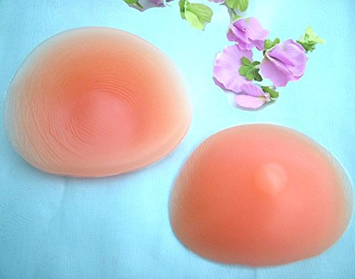[Australia] - Forever Young UK Large Silicone Breast Enhancers Chicken Fillet Silicone Form With Raised Nipples Gel Bra Inserts for Ultimate Cleavage! 