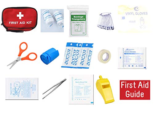 [Australia] - 30 Piece First Aid Kit, Medical Bag Pouch, Emergency Pouch, Medical Kit Bag, Suitable for Car, Work, Home,Travel, Holidays, Camping 