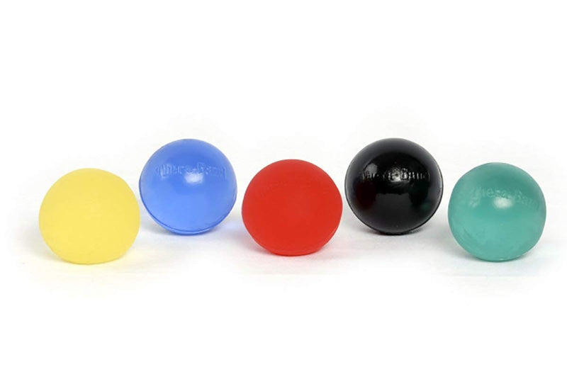 [Australia] - THERABAND Hand Exerciser, Stress Ball For Hand, Wrist, Finger, Forearm, Grip Strengthening & Therapy, Squeeze Ball to Increase Hand Flexibility & Relieve Joint Pain, Blue, Firm 