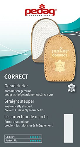 [Australia] - Pedag Correct, German Made Medial and Lateral Wedge Heel Straightener Insert, for Pronation and Supination, Knock Knee Pain, Bow Legs, Vegetable Tanned Leather, Extra Large (Men 11L to Men 13) Extra Large (M11-13/EU 44-46) 