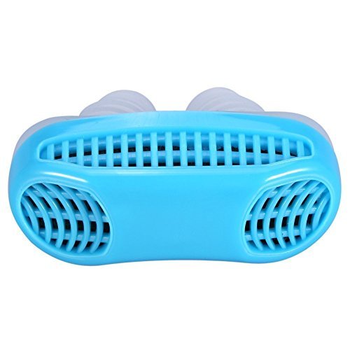 [Australia] - Anti Snore Nasal Dilators, Advanced Nasal Ventilation to Help Breathing and Snore Relief, Silicone Material, Travel Case Included (Blue) Blue 