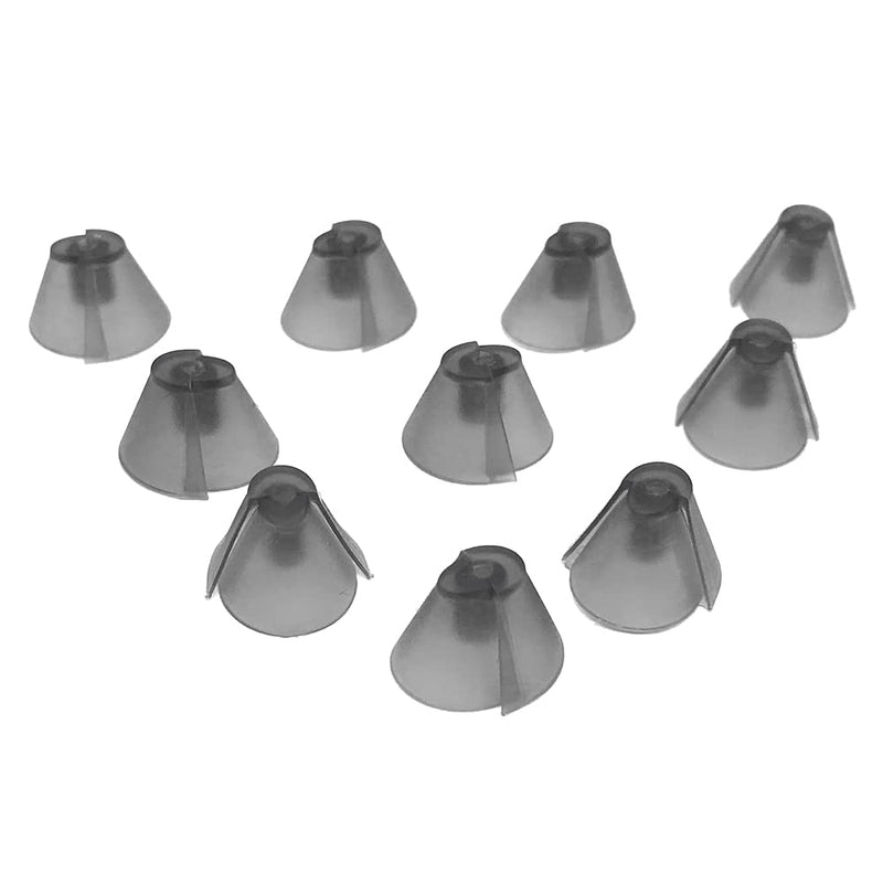 [Australia] - Smokey Hearing Aid Tulip Domes Ear Tips for Resound Sure Fit Style RIC RITE and Open Fit BTE Hearing Amplifier with Cleaning Tools Brush Cleaner and Carry Case 