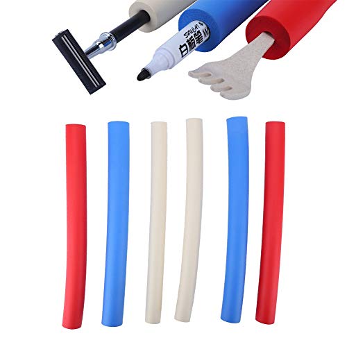 [Australia] - Foam Grip Tubing, 6pcs Padding Grips for Toothbrush Pens, Non-Slip Foam Utensil Handles Sleeve Cover, Arthritis Cutlery Gripping Tool for Disabled Elderly 