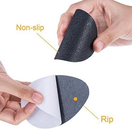 [Australia] - Non-slip Shoe Pads Slip Resistant Shoe Heel Sole Pads Self Adhesive Rubber Cushion Sticker Protector (2 Pairs) 