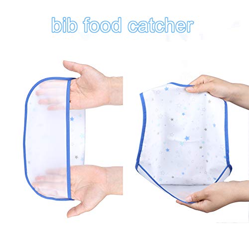 [Australia] - Baby bibs Waterproof Bib - Feeding bib, Adjustable Washable, Soft ForToddler Infant Kids, 0-24 Months Color1 