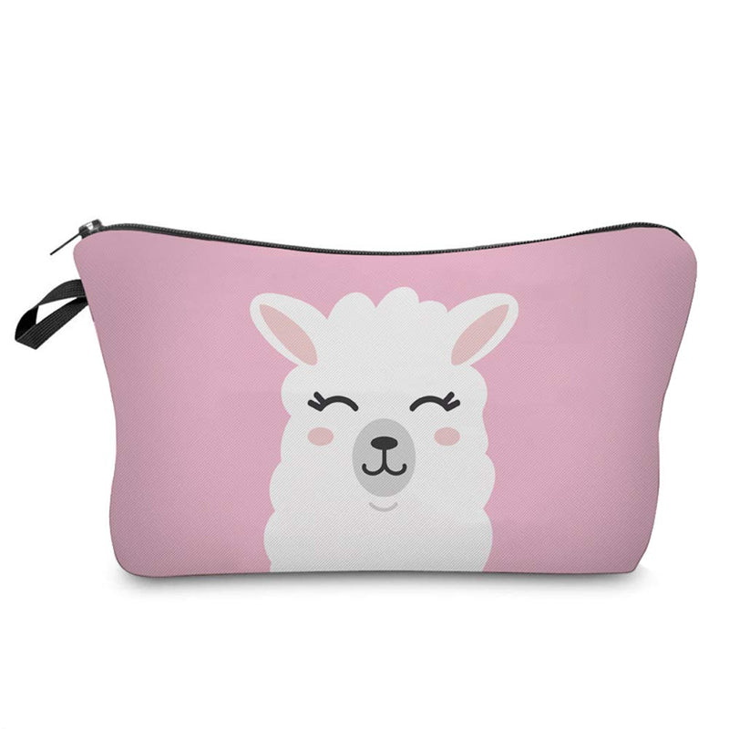 [Australia] - Llama makeup bag fun cartoon versatile purse (Llama-1) Llama-1 