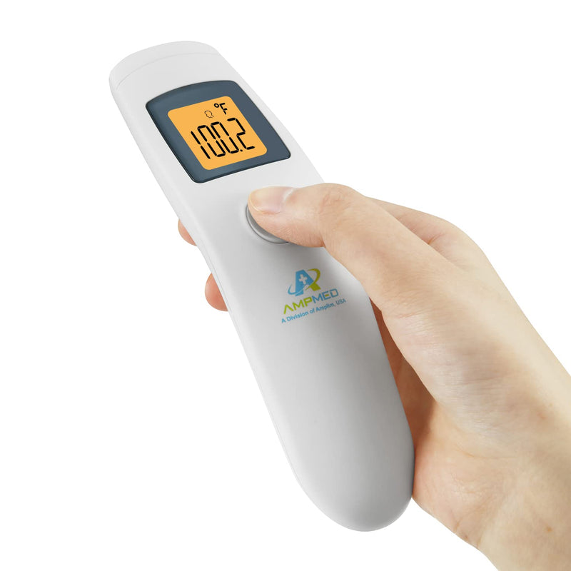 [Australia] - Amplim No Touch Forehead Thermometer | Non-Contact Medical Grade Digital Infrared Baby Thermometer for Kids Adults Infants Toddlers | Touchless Temporal Thermometer FSA HSA Eligible 